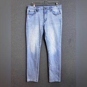 American Eagle Men’s‎ AIRFLEX + Slim Light blue Denim Jeans Size 32x32